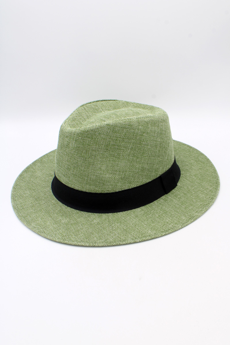 Wholesaler Hologramme Paris - Wide Grosgrain Polyester Hat Black