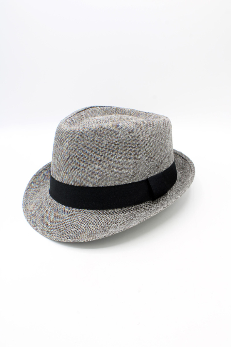 Wholesaler Hologramme Paris - Black Grosgrain Polyester Small Brim Hat
