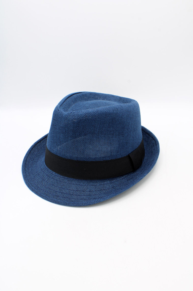 Wholesaler Hologramme Paris - Black Grosgrain Polyester Small Brim Hat