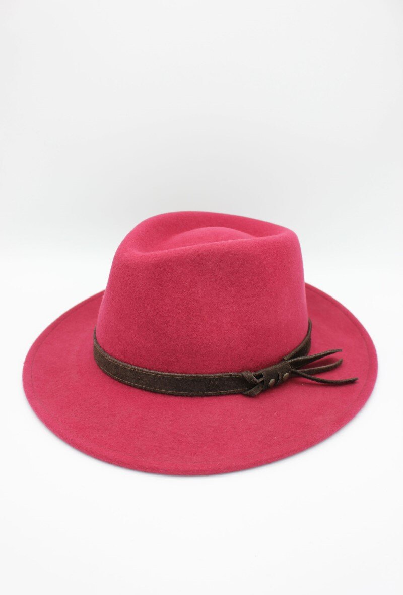 Grossista Hologramme Paris - Cappello italiano in pura lana impermeabile e pieghevole con cintura