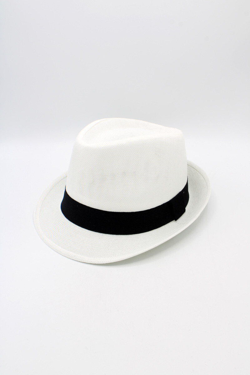 Wholesaler Hologramme Paris - Black Grosgrain Polyester Small Brim Hat