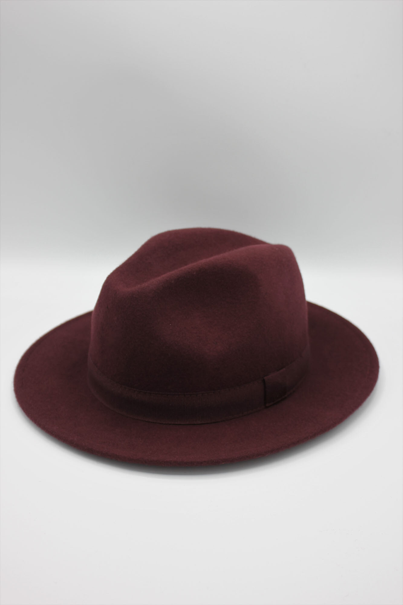 Großhändler Hologramme Paris - Italienischer Fedora aus klassischer reiner Wolle mit Band