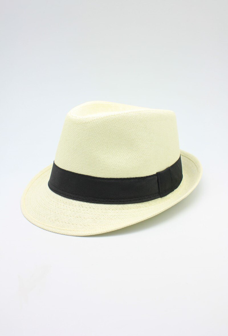 Wholesaler Hologramme Paris - Plain paper hat with small brim Gros Grain Black