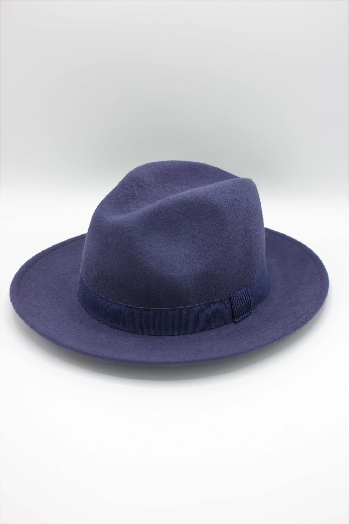 Großhändler Hologramme Paris - Italienischer Fedora aus klassischer reiner Wolle mit Band