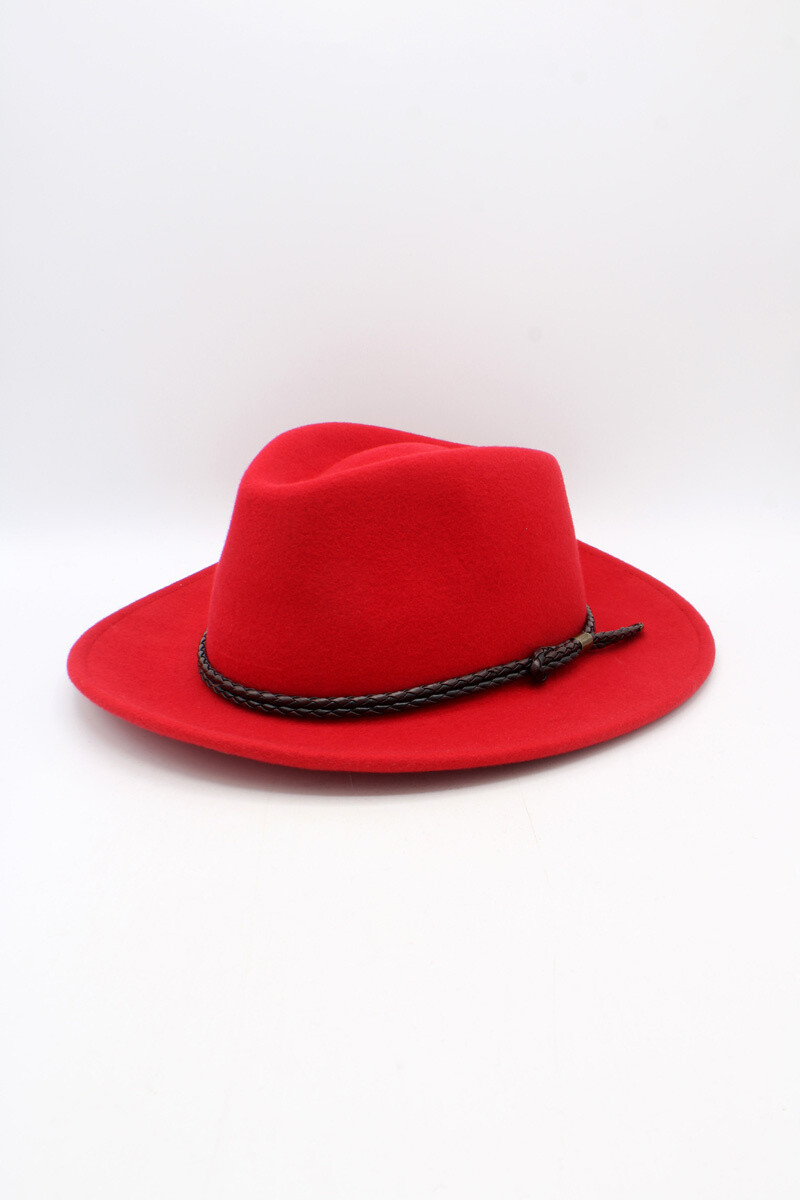 Grossista Hologramme Paris - Cappello classico liscio con nastro intrecciato e impermeabile