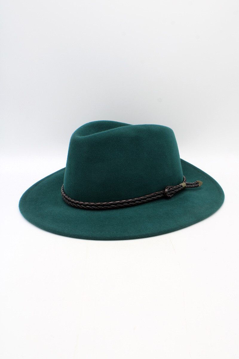 Grossista Hologramme Paris - Cappello classico liscio con nastro intrecciato e impermeabile