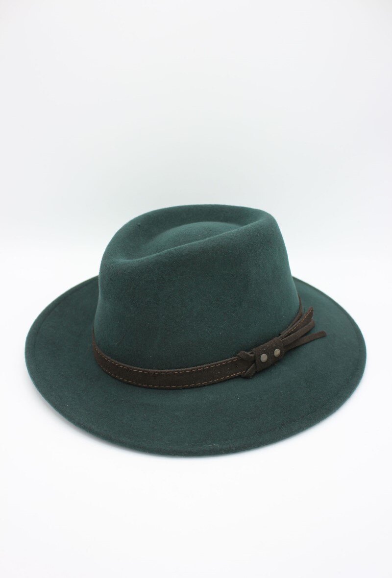 Grossista Hologramme Paris - Cappello italiano in pura lana, impermeabile, pieghevole con cintura