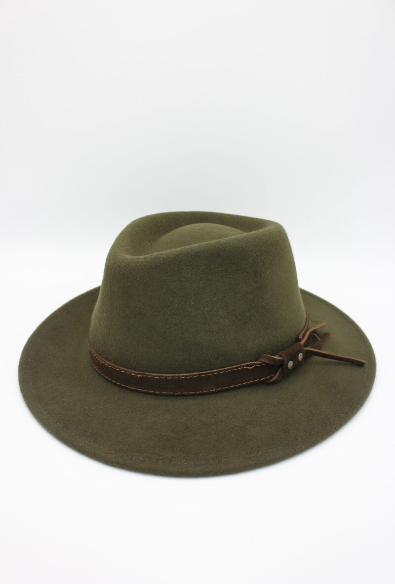 Grossista Hologramme Paris - Cappello italiano in pura lana impermeabile e pieghevole con cintura