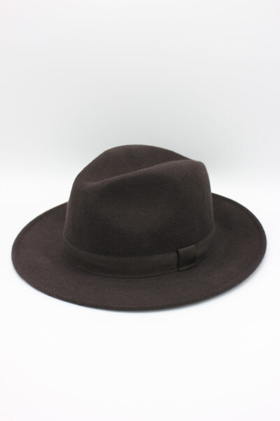Grossiste Hologramme Paris - Fedora Italien en laine Art.01 Marron Grossiste Hologramme Paris - Fedora Italien en laine Art.01 Marron