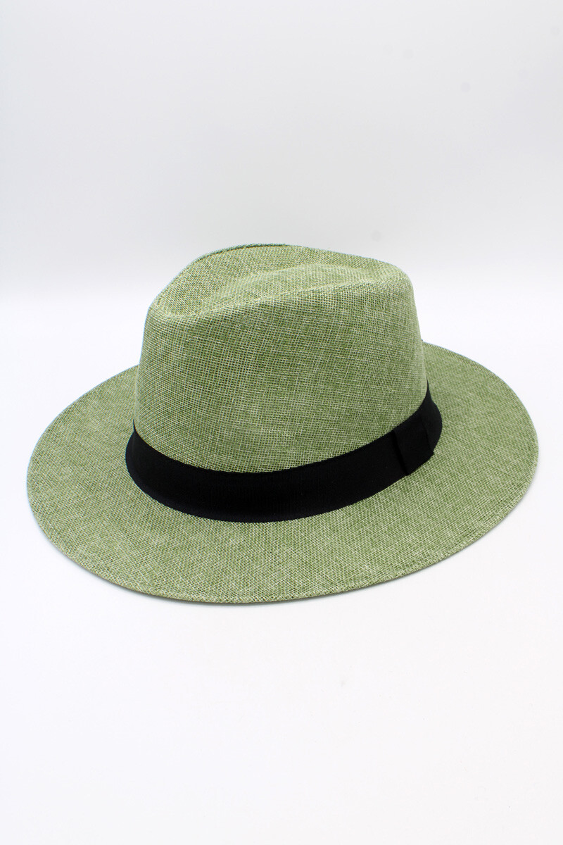 Wholesaler Hologramme Paris - Wide Brim Black Polyester Hat with Grosgrain Ribbon