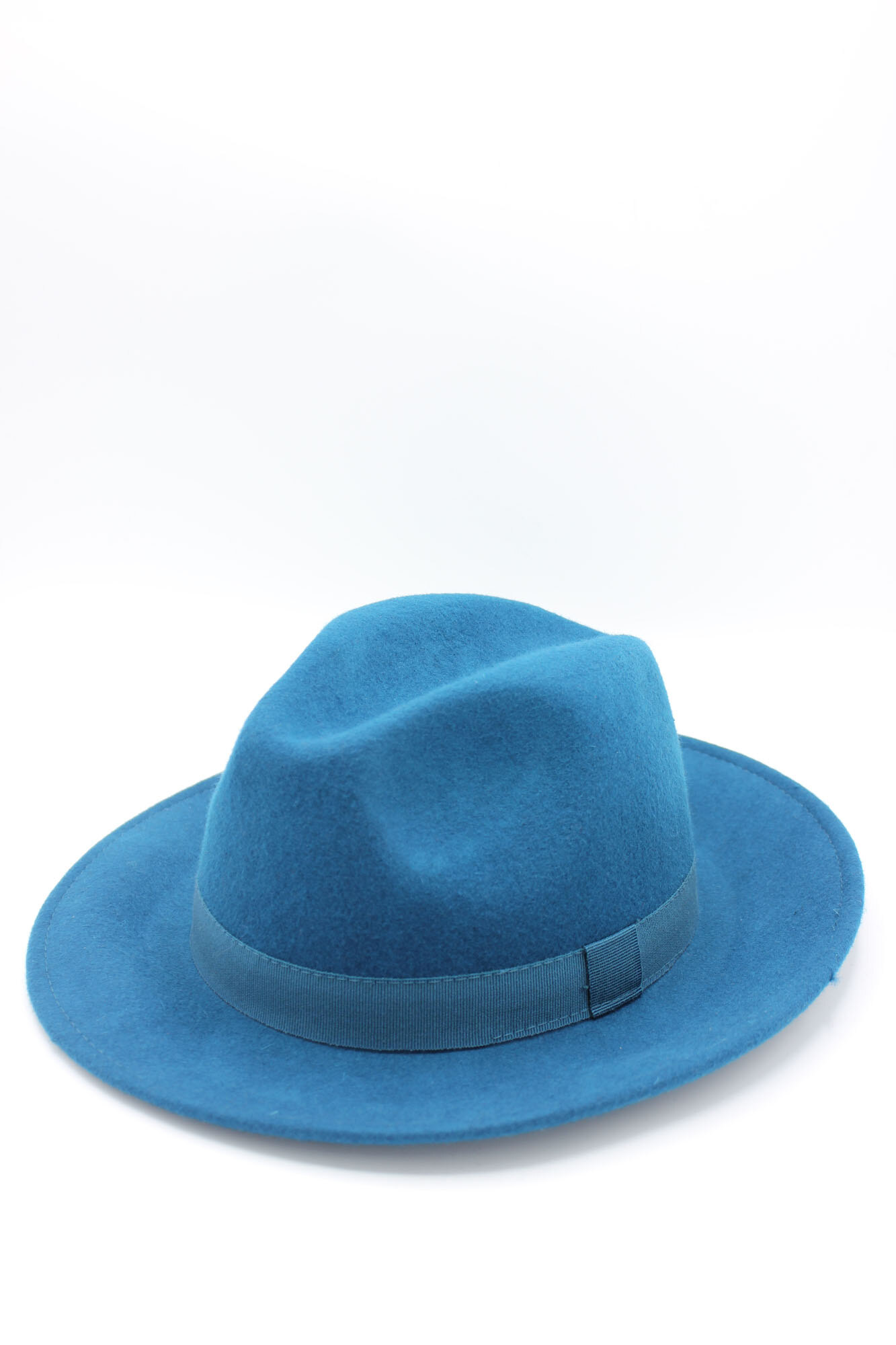 Großhändler Hologramme Paris - Italienischer Fedora aus klassischer reiner Wolle mit Band