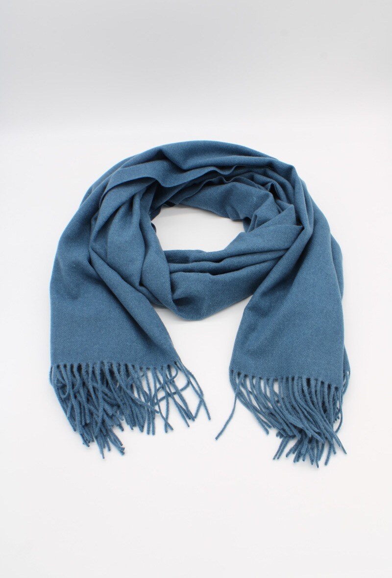 Grossiste Hologramme Paris - Echarpe Sensation Cachemire 72601Bleu-Brume