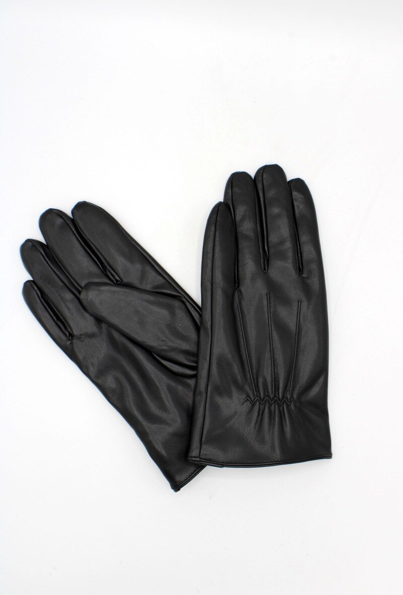 Mayorista Hologramme Paris - Guantes de cuero sintético con función táctil de pantalla