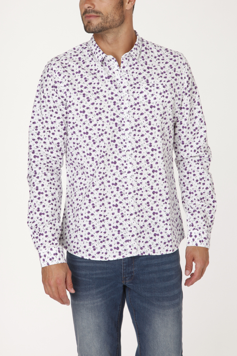 Grossiste Hopenlife - Chemise imprimée manches longues