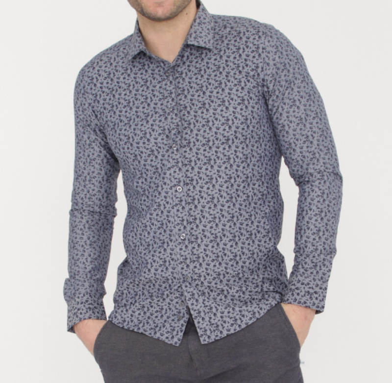 Grossiste Hopenlife - Chemise manches longues imprimée