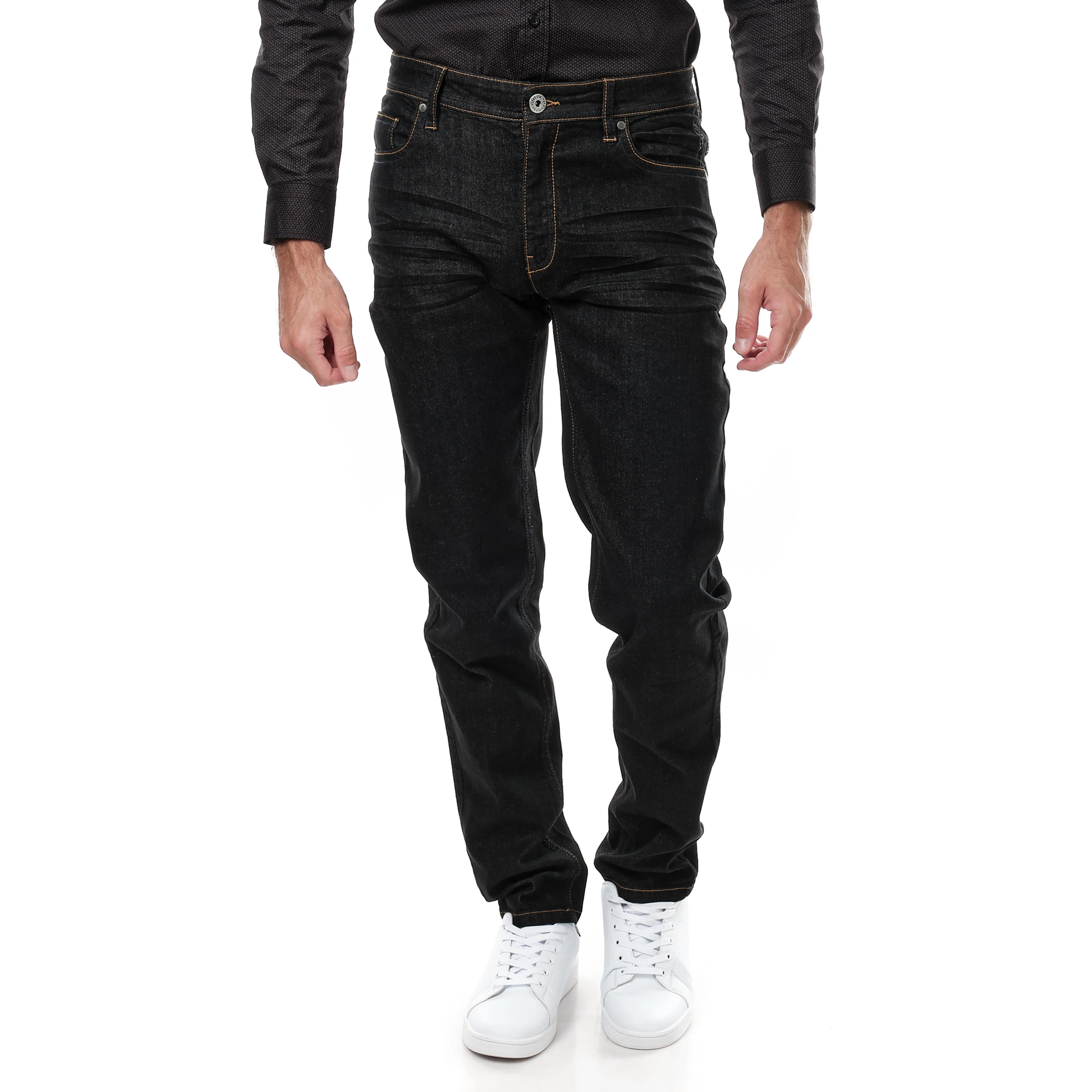 Jean homme uni
Coupe slim moderne et ajustée
Coton & élasthanne : confort et flexibilité
Style polyvalent et tendance
Petit prix idéal pour toutes les gardes-robes