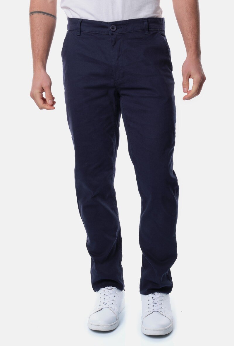 Grossiste Hopenlife - Pantalon chino poches fendues uni homme