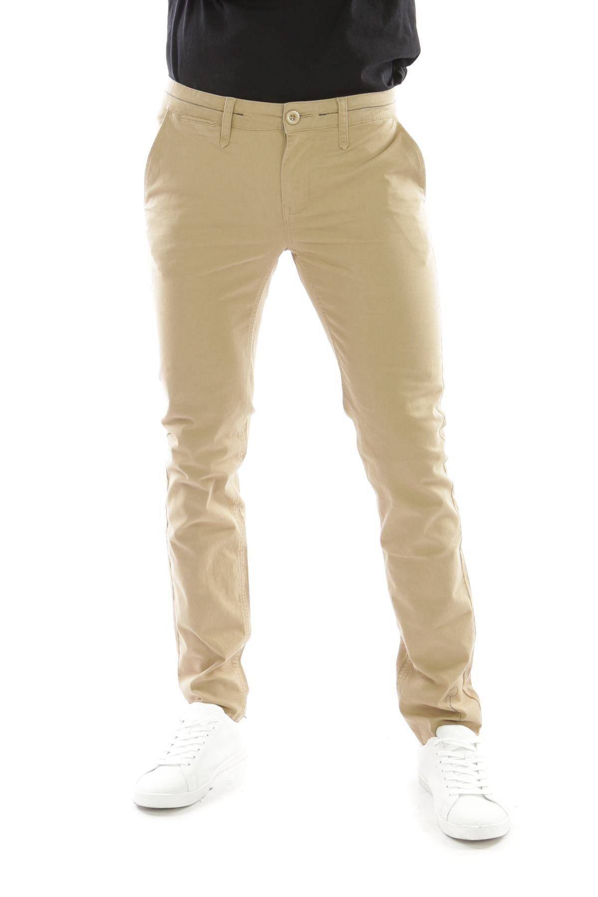 Grossiste Hopenlife - Pantalon chino uni, fin de série