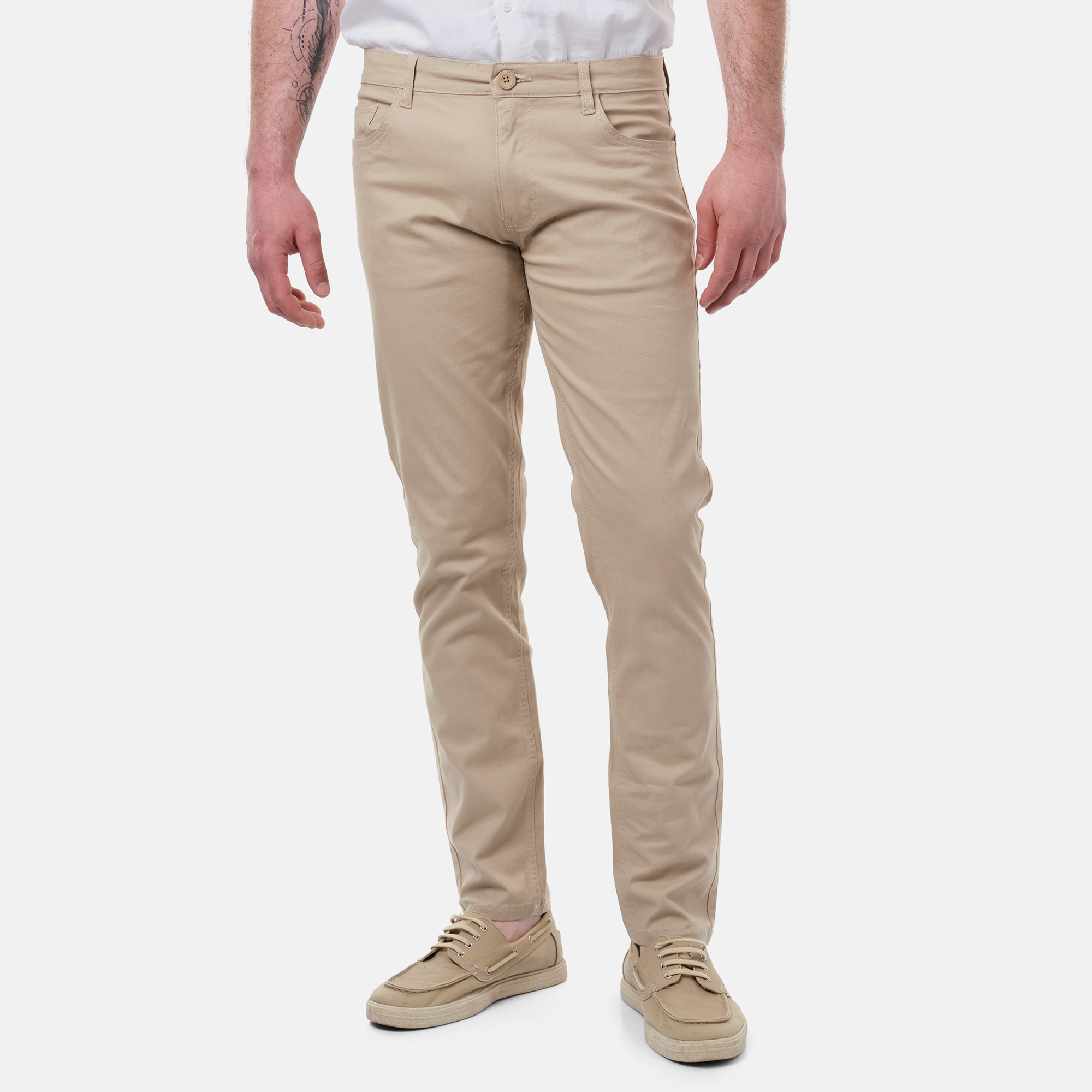Wholesaler Hopenlife - Solid 5-pocket chino pants