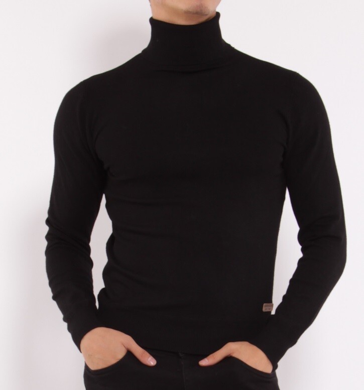 Wholesaler Hopenlife - Plain fine-knit turtleneck sweater