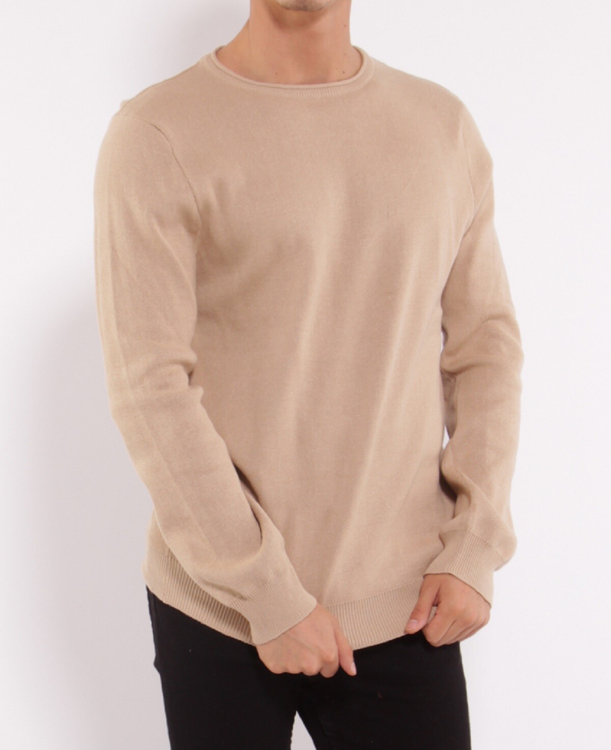 Mayorista Hopenlife - Jersey de cuello redondo de punto fino