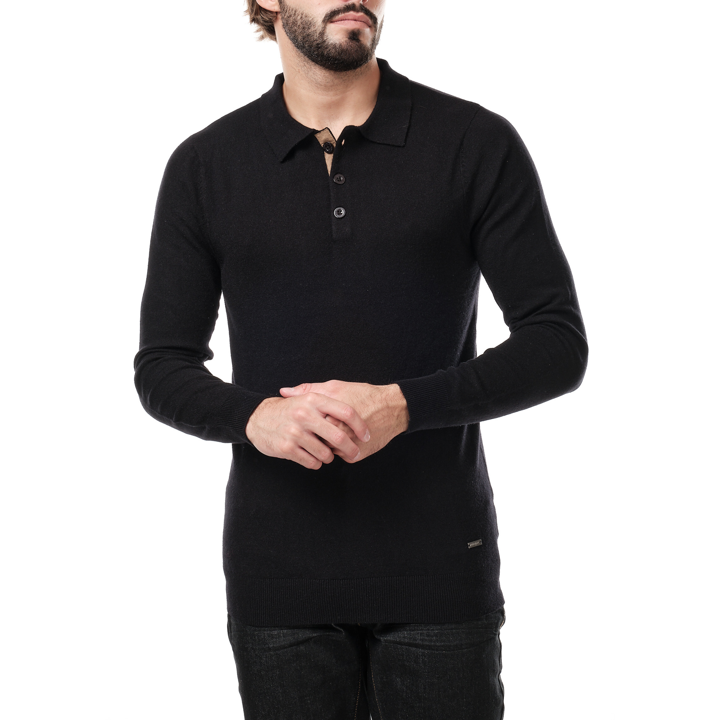 Grossiste Hopenlife - Pull fin col polo en maille