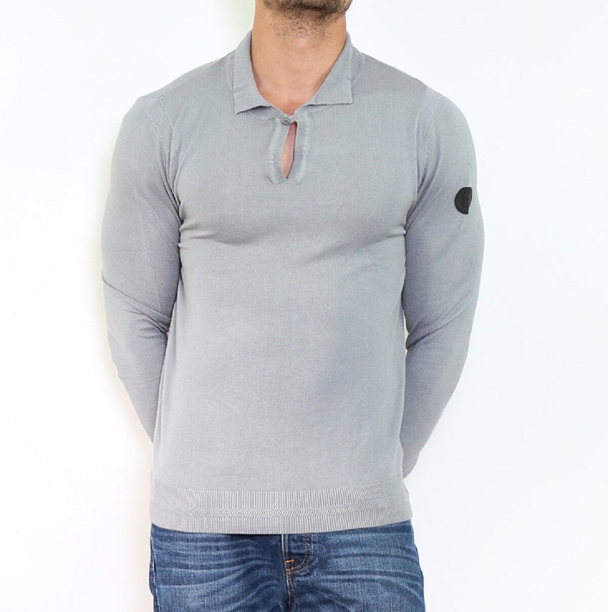 Wholesaler Hopenlife - Lightweight knit polo collar sweater
