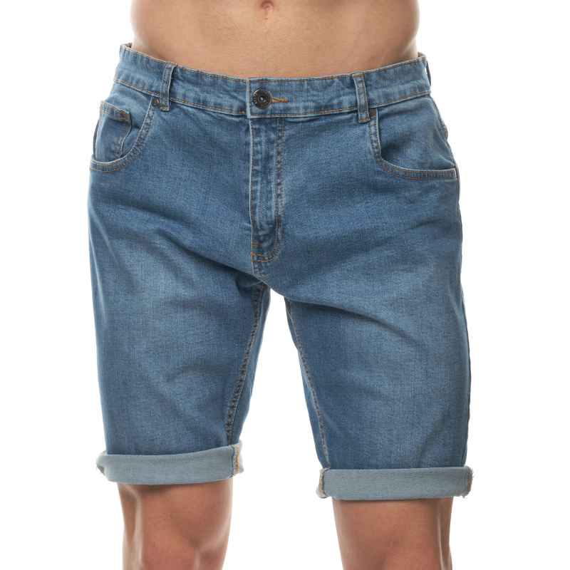 Grossiste Hopenlife - Bermuda en jean uni : Fin de série