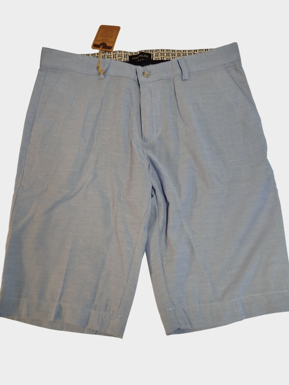 Grossiste Hopenlife - Short en coton et lin uni