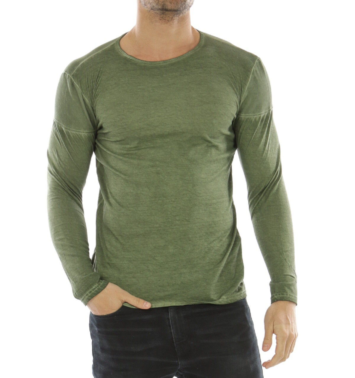 Wholesaler Hopenlife - Long-sleeved round-neck t-shirt