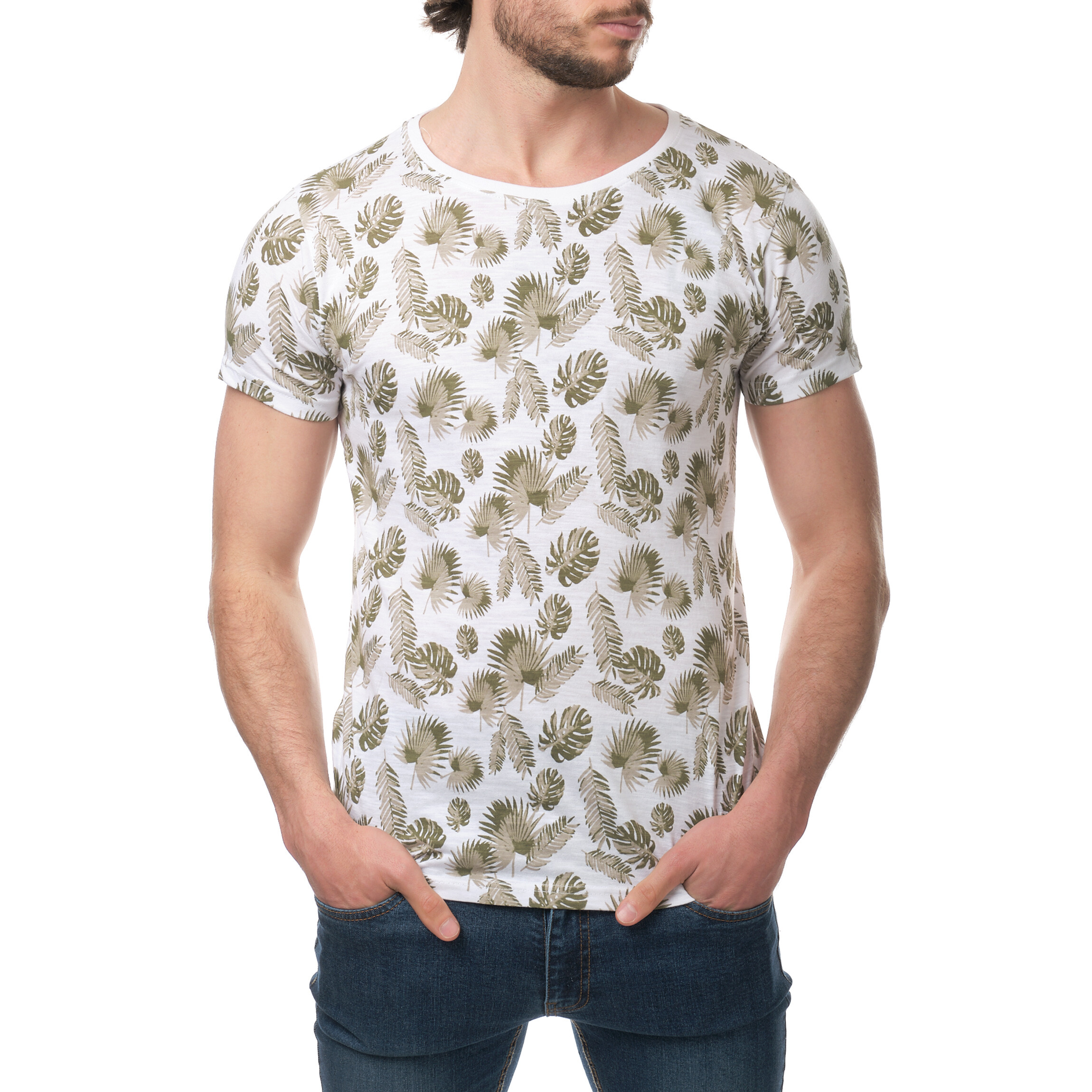 Großhändler Hopenlife - Bedrucktes T-Shirt mit Rundhalsausschnitt