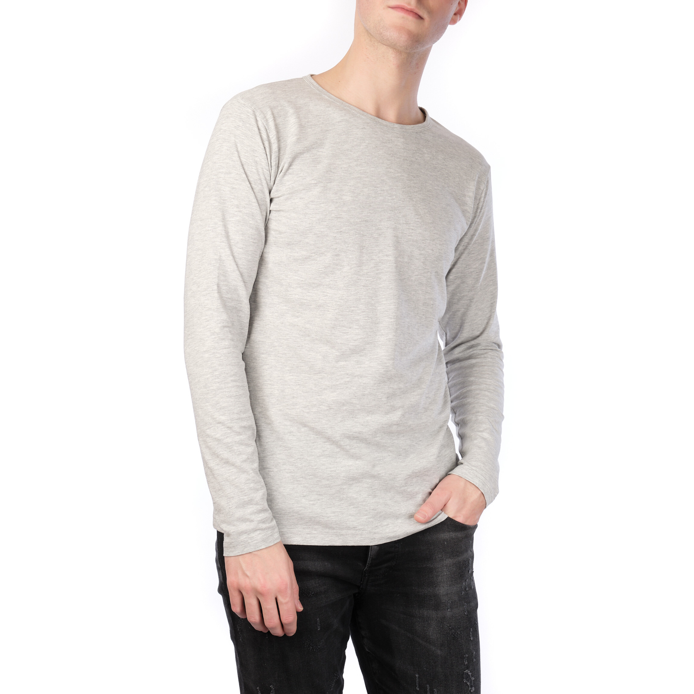 Wholesaler Hopenlife - Solid long-sleeve T-shirt