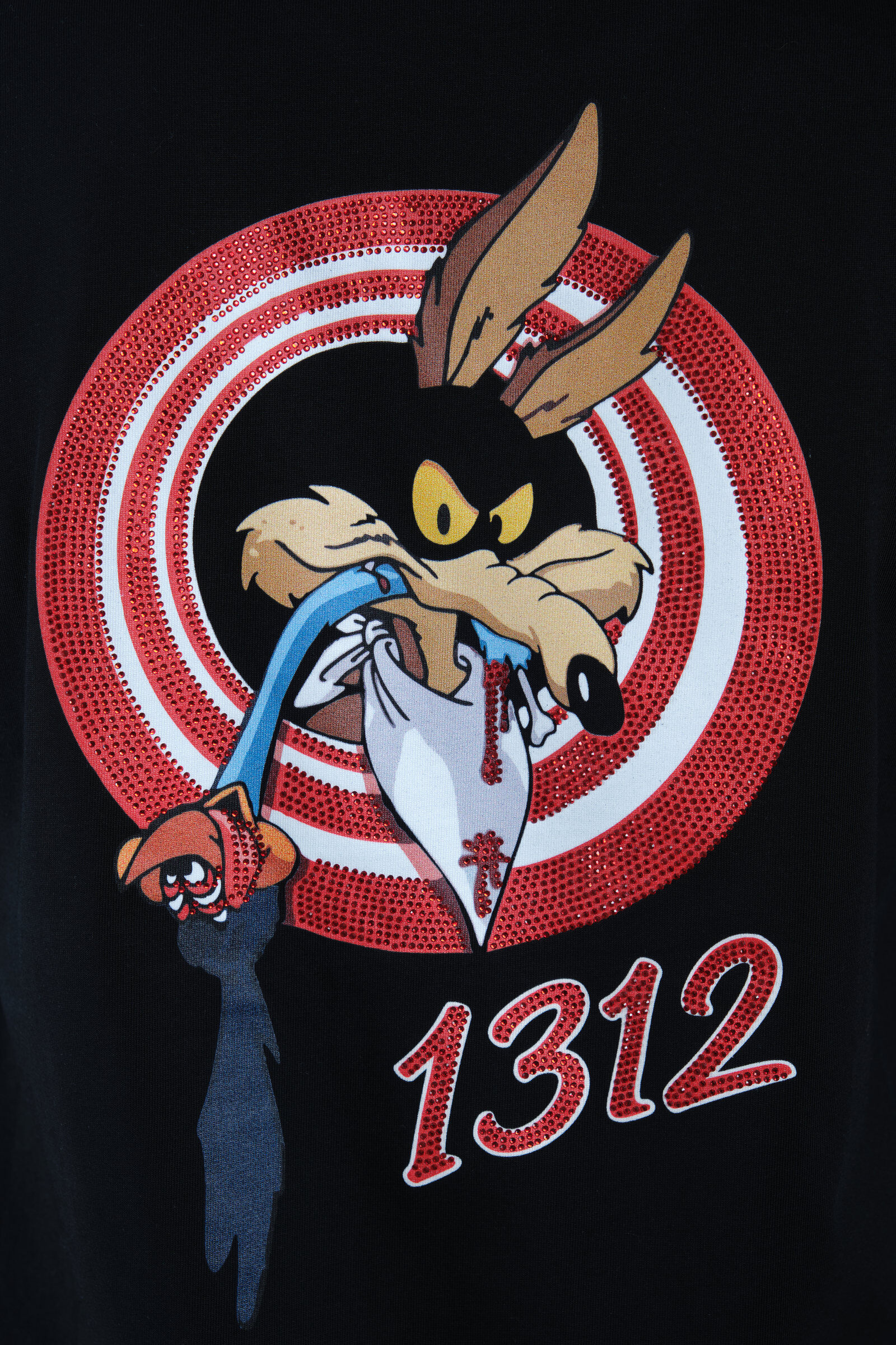 Großhändler HORSPIST - Schwarzes Bad Toons T-Shirt