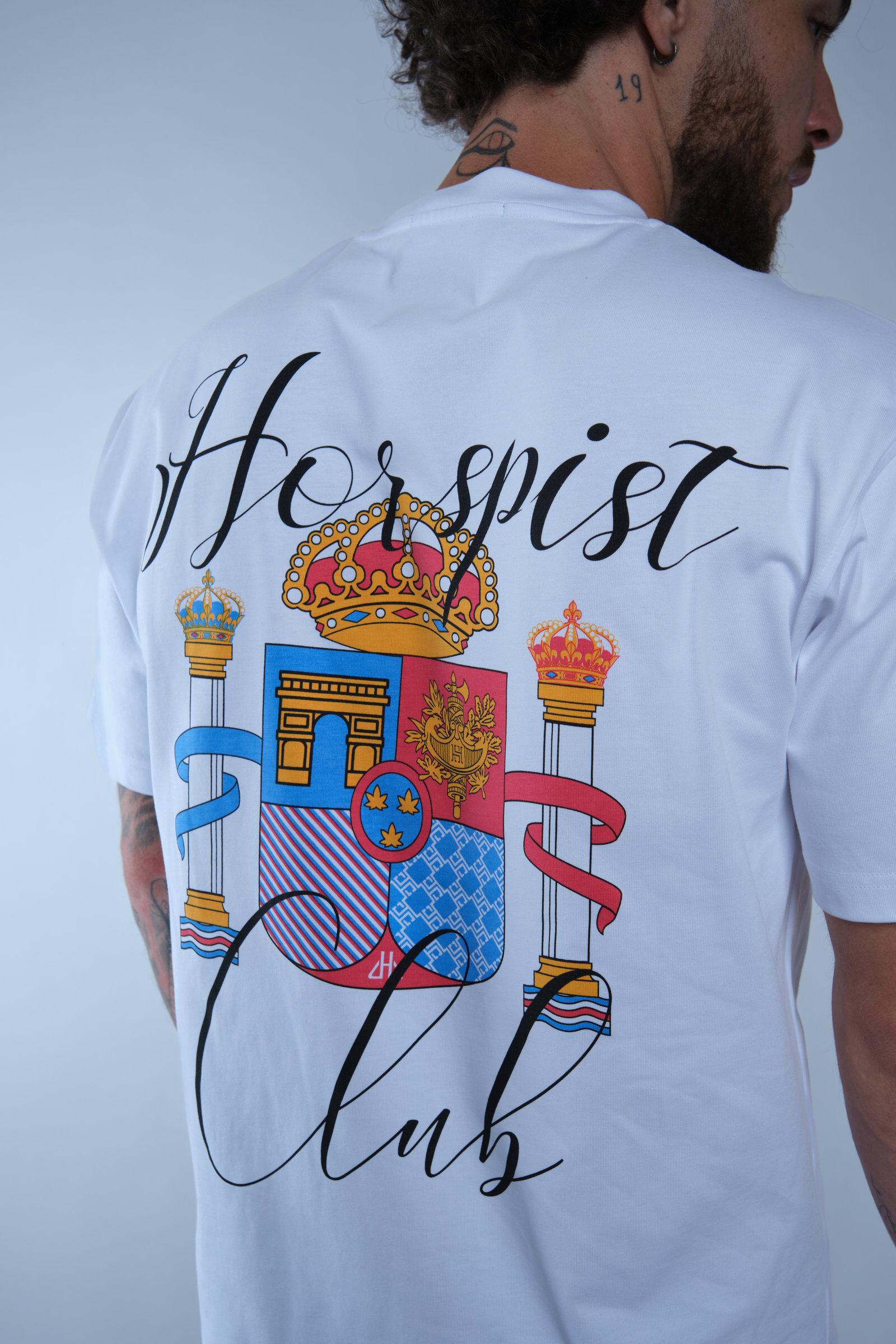 Wholesaler HORSPIST - White Club T-shirt