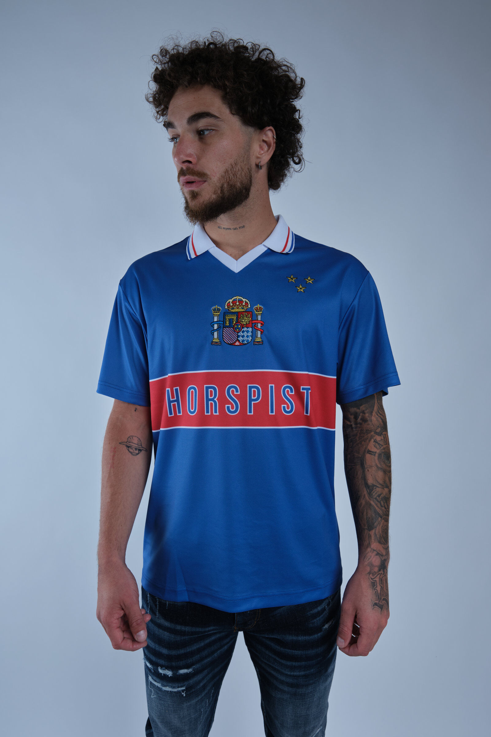 Großhändler HORSPIST - Trevise Blaues T-Shirt