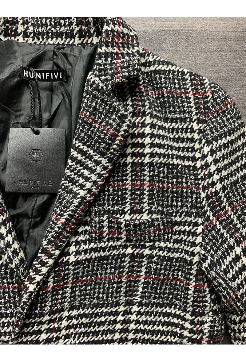Wholesaler Hunifive - Checked Blazer Men HUNIFIVE