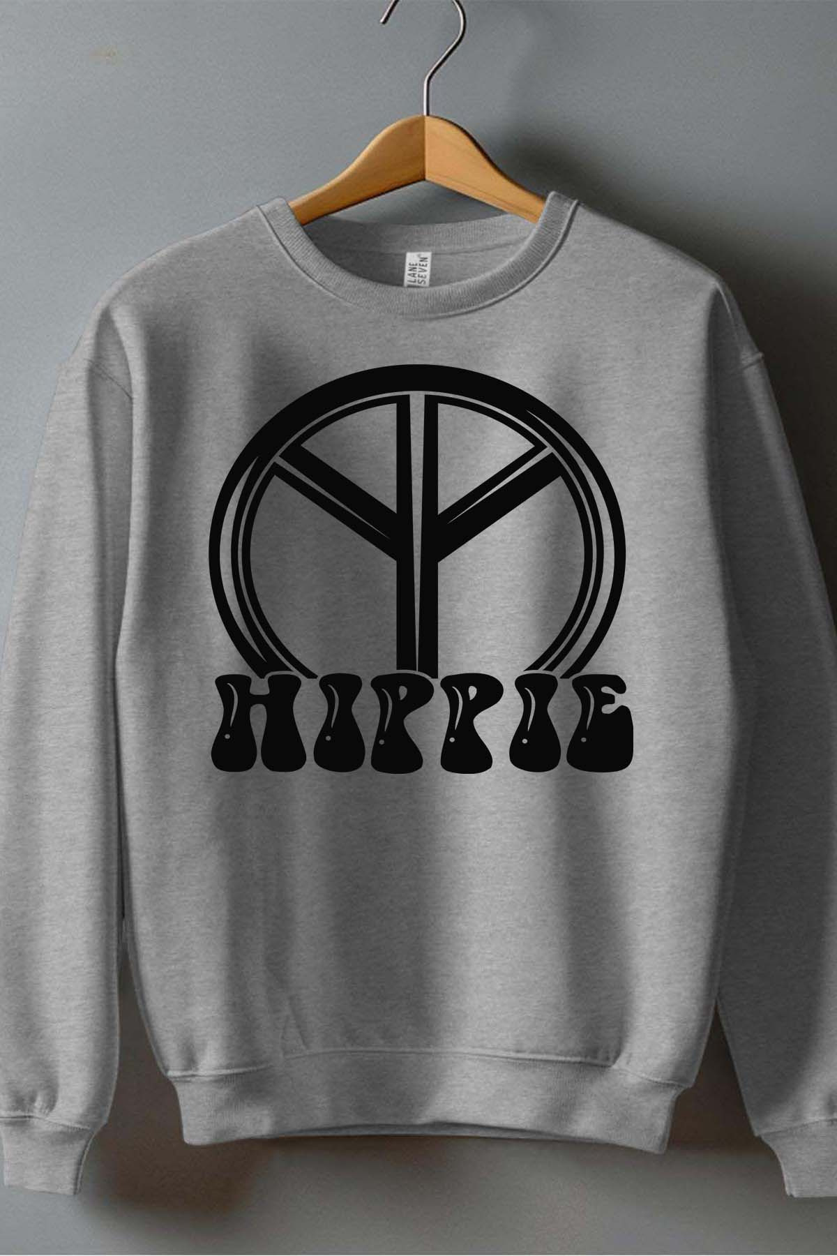 Großhändler I.A.L.D FRANCE - Hippie - Herren-Sweatshirt mit Rundhalsausschnitt