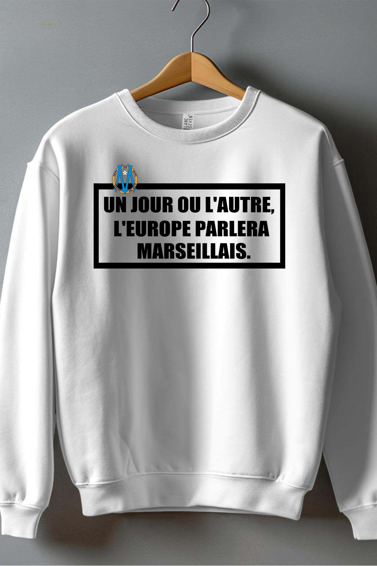 Großhändler I.A.L.D FRANCE - Europa marseillais - Herren-Sweatshirt mit Rundhalsausschnitt