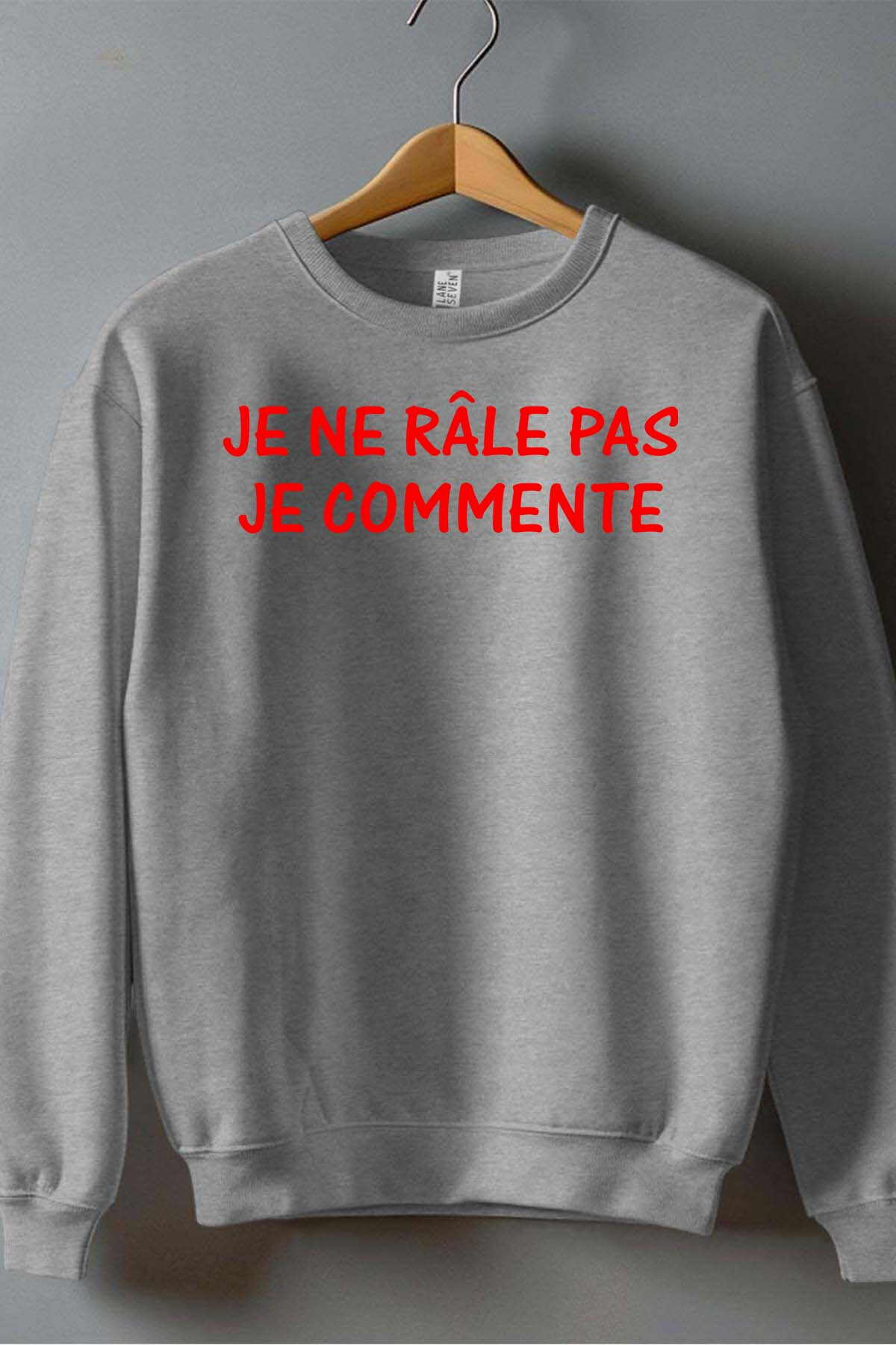 Grossista I.A.L.D FRANCE - Felpa da uomo con scollo rotondo - commenti rale