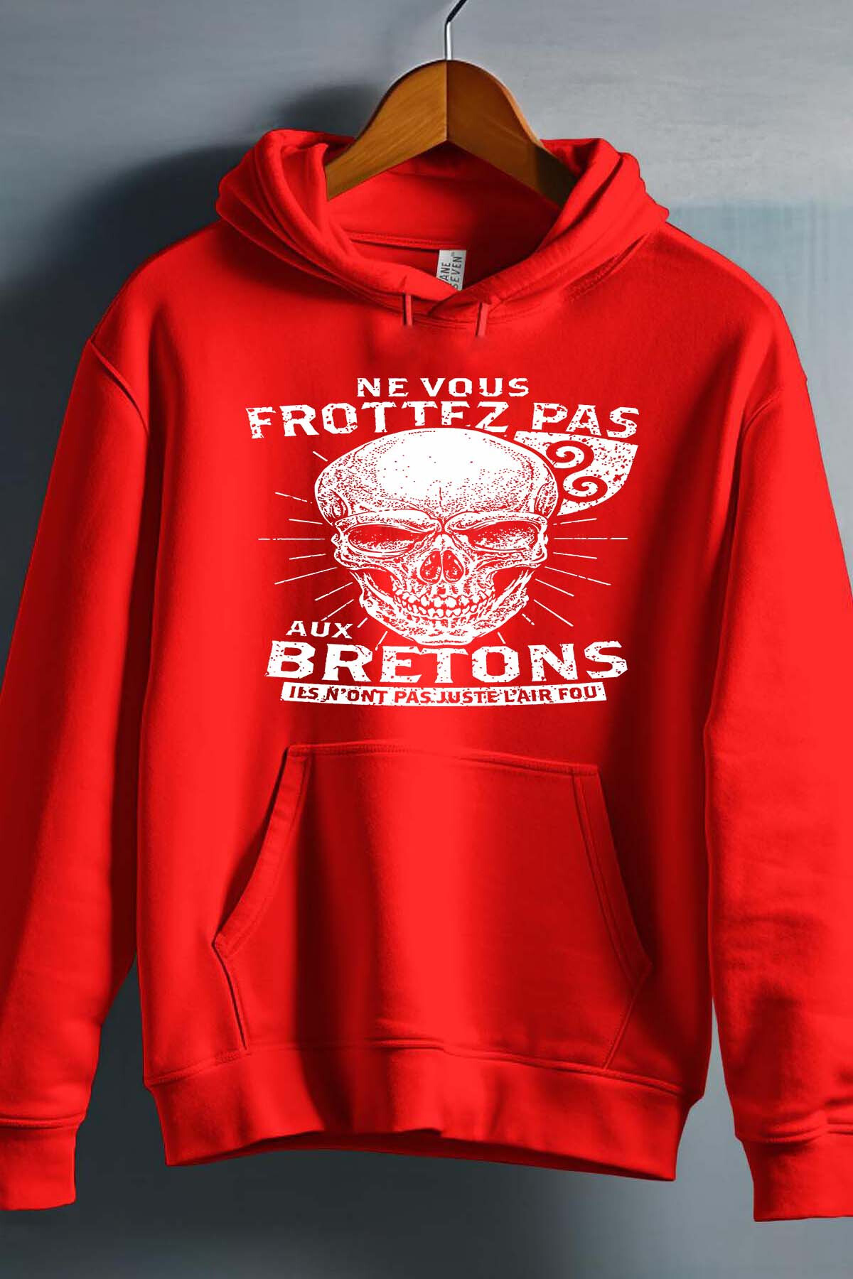 Grossista I.A.L.D FRANCE - Non strofinare il maglione con cappuccio da uomo bretone