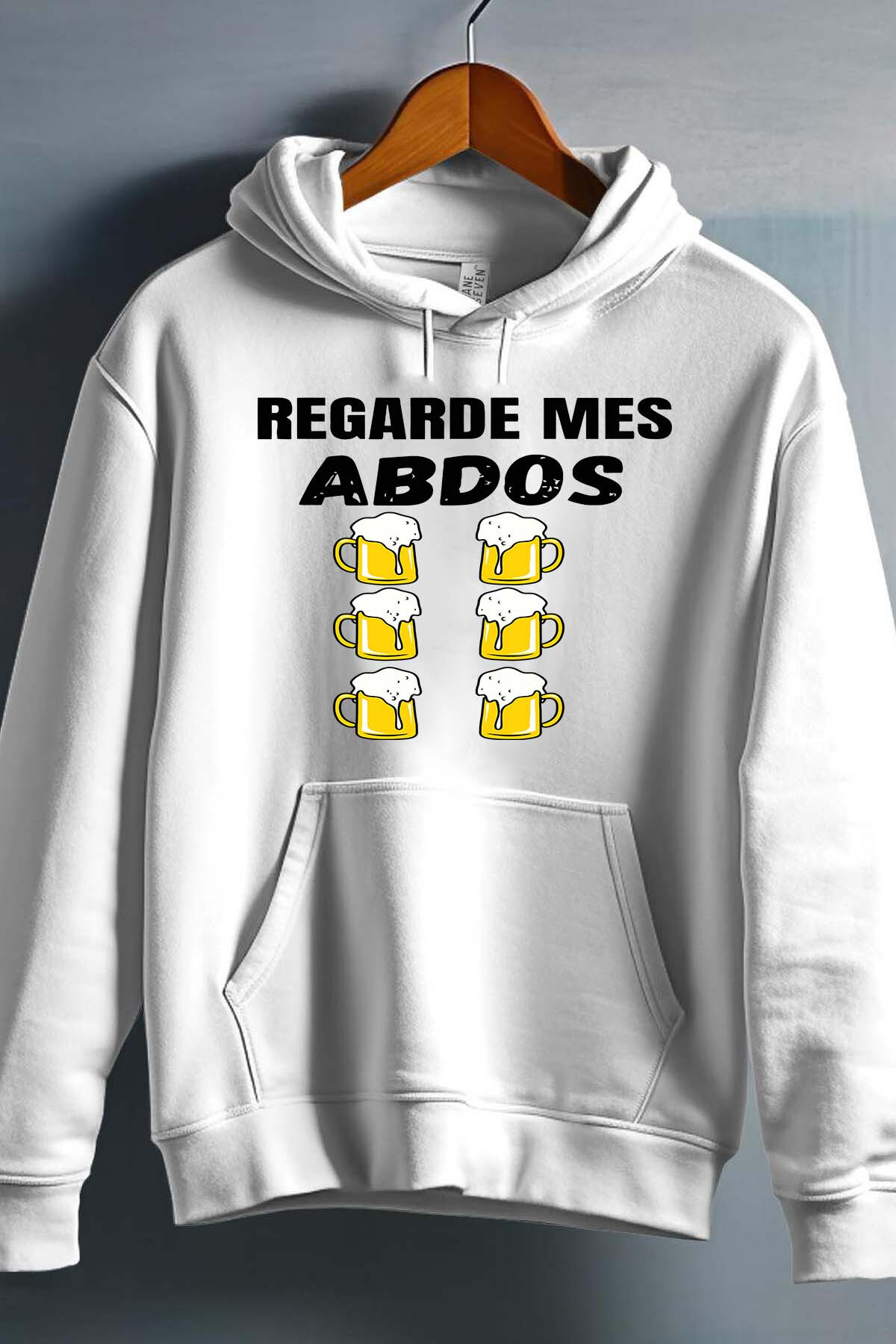Grossista I.A.L.D FRANCE - Look ABDOS - Felpa con cappuccio da uomo