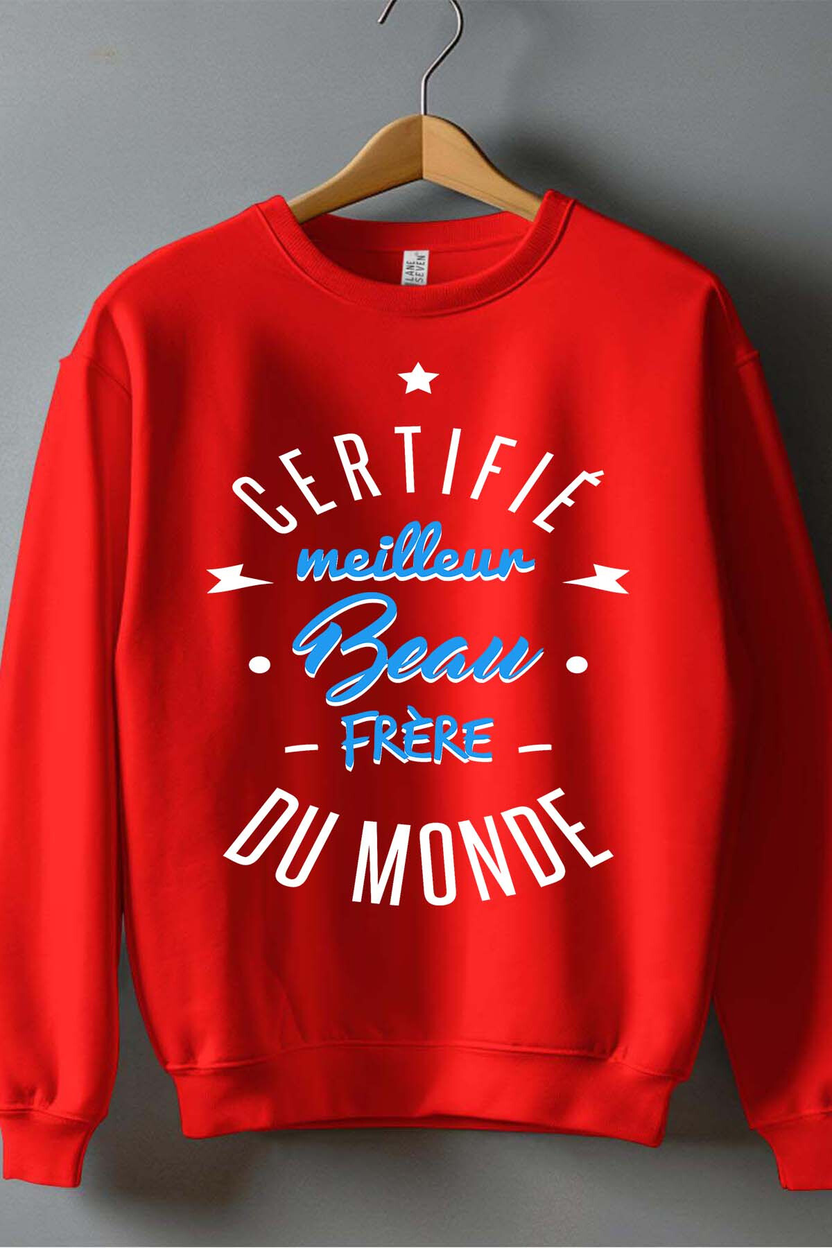 Grossista I.A.L.D FRANCE - Miglior cognato certificato - Felpa da uomo con scollo rotondo