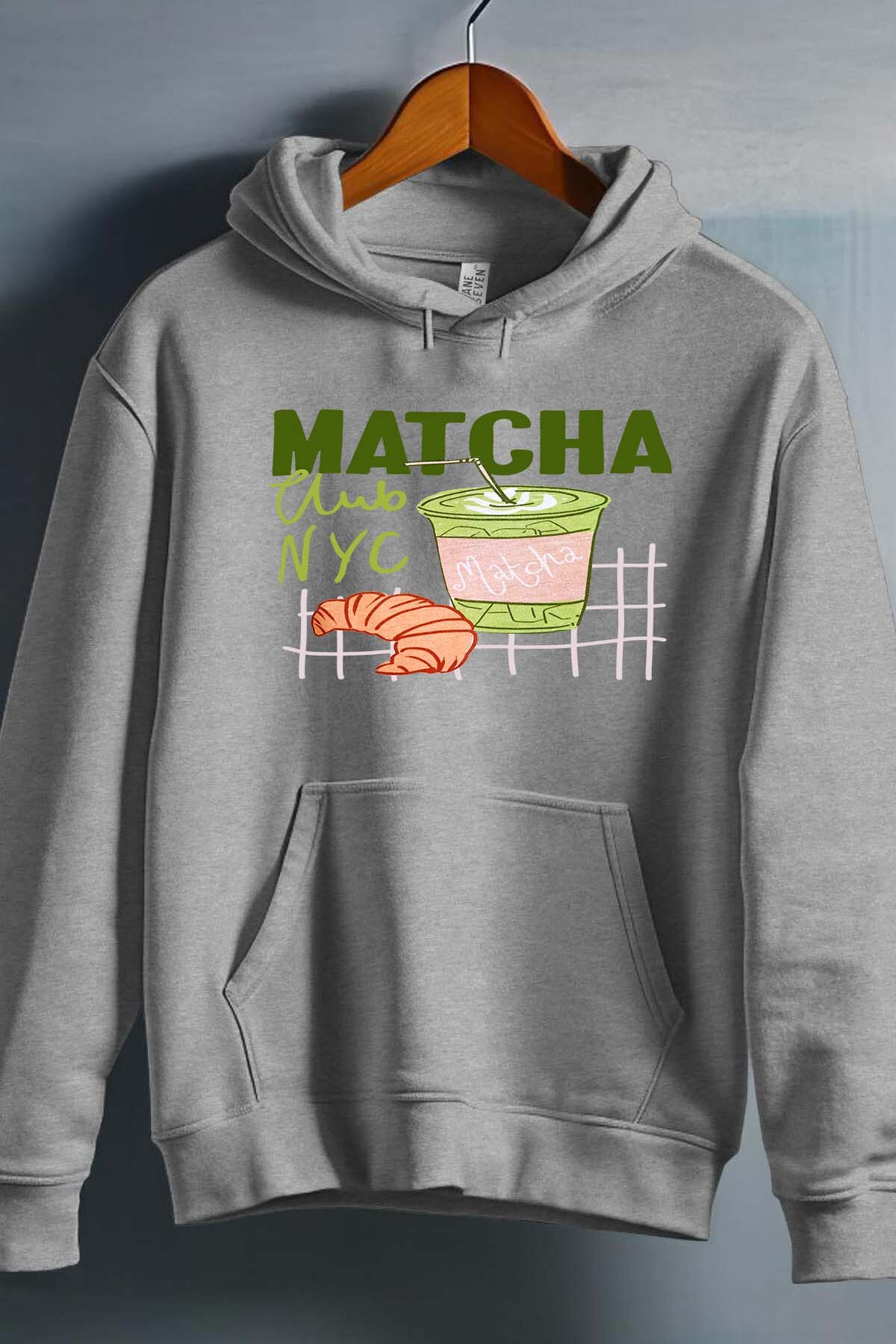 Grossiste I.A.L.D FRANCE - Matcha club nyc - Sweat Capuche Homme