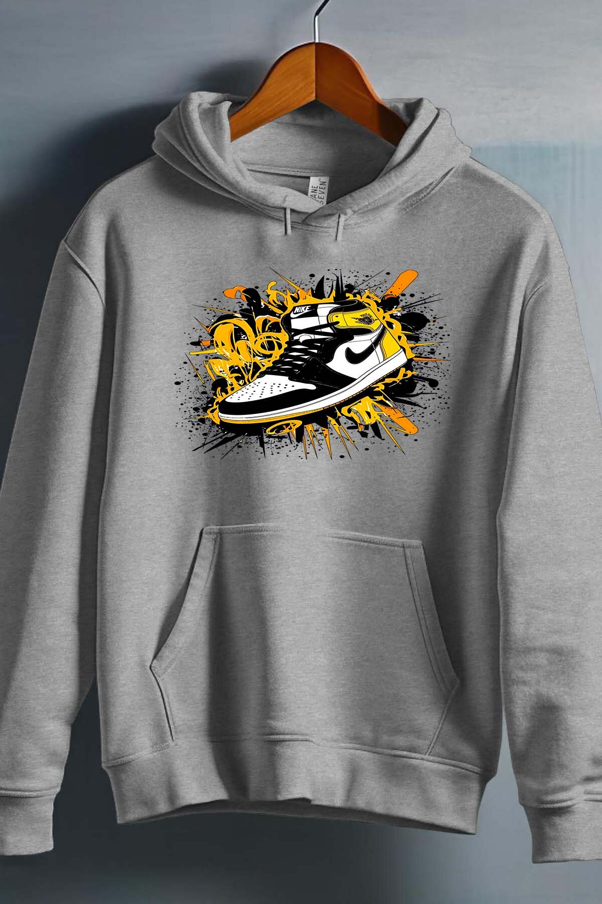 Großhändler I.A.L.D FRANCE - Kraft Gelb - Kapuzenpullover Mann