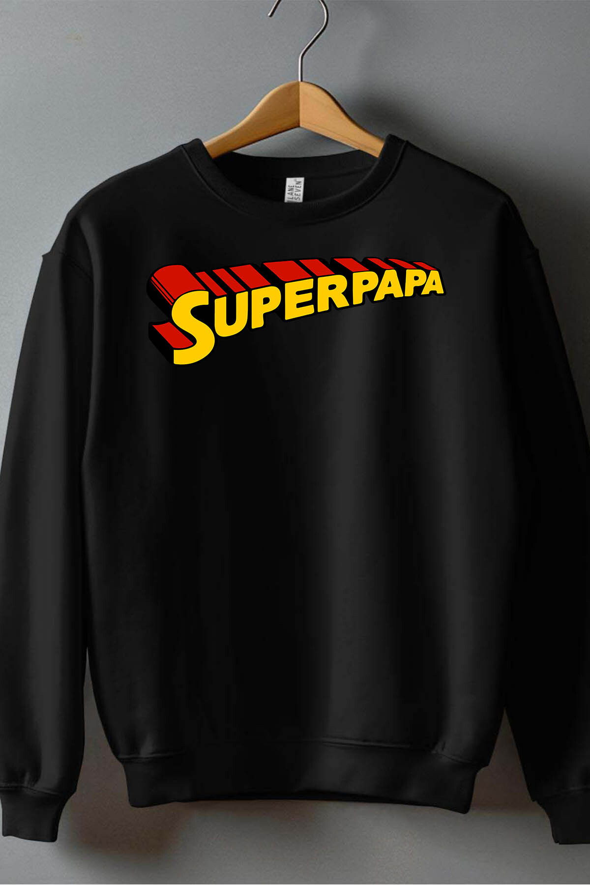 Grossiste I.A.L.D FRANCE - Super PaPa Txt - Sweat Col Rond Homme