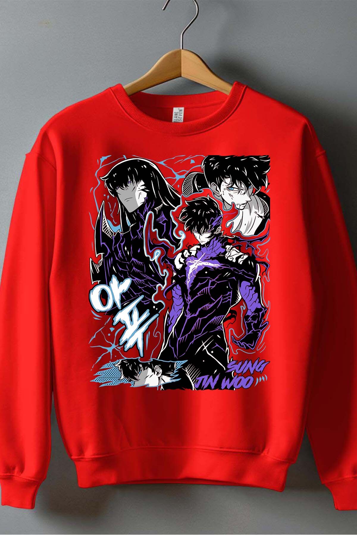 Grossiste I.A.L.D FRANCE - SOLO LEVELING 03 - Sweat Col Rond Homme
