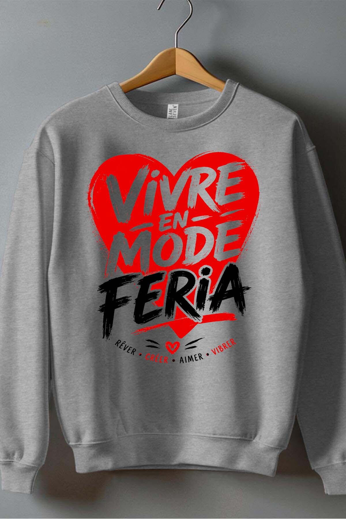 Grossiste I.A.L.D FRANCE - VIVRE mode feria - Sweat Col Rond Homme