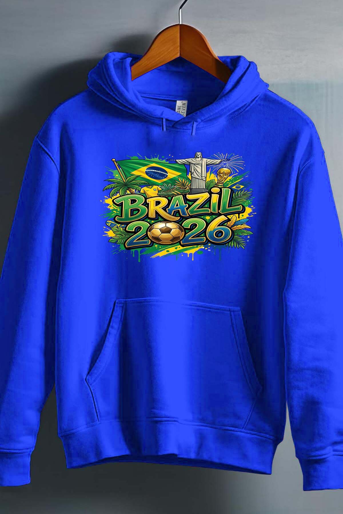 Mayorista I.A.L.D FRANCE - Cdm26 Brazil - Sudadera con capucha Hombre