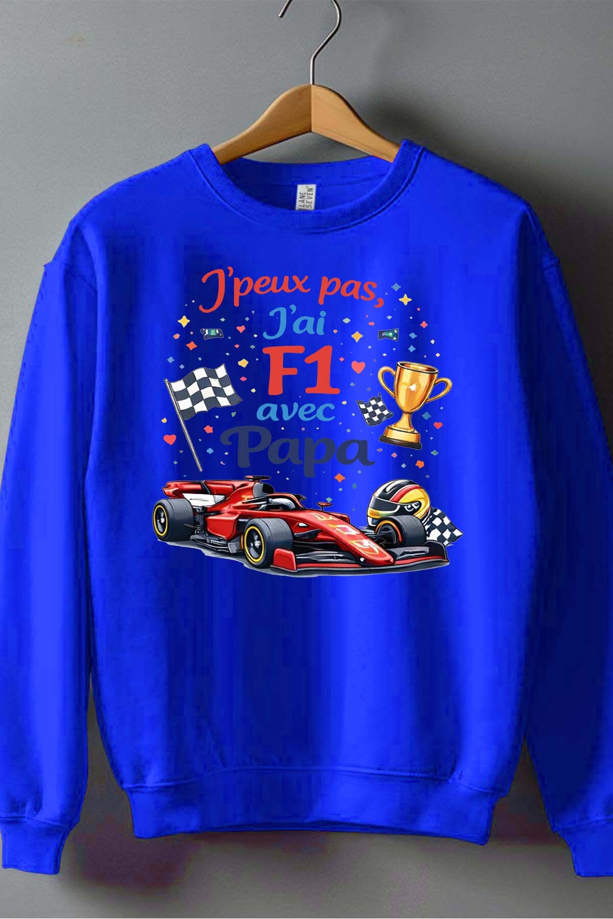 Wholesaler I.A.L.D FRANCE - Peux pas... F1 avec papa - Crewneck sweatshirt Man