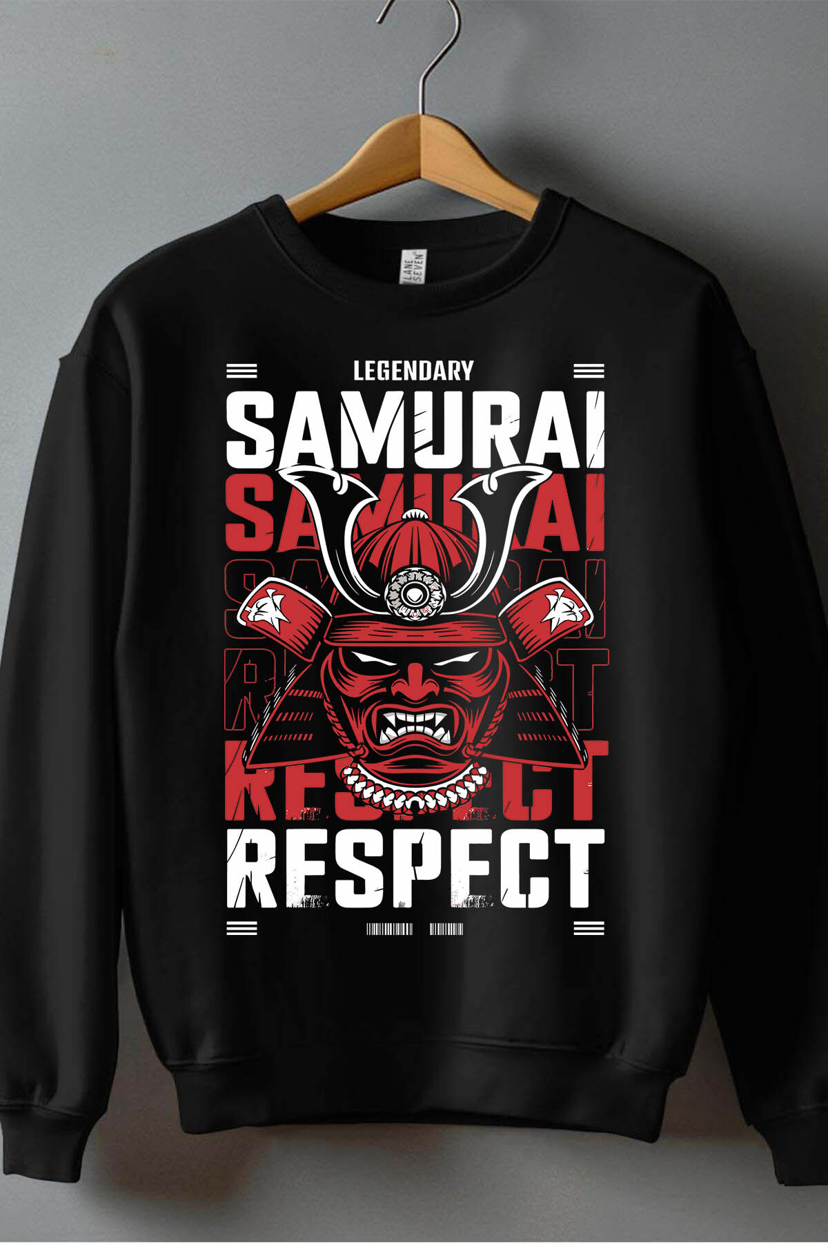 Wholesaler I.A.L.D FRANCE - Samurai Respect BLANC - Crewneck sweatshirt Man